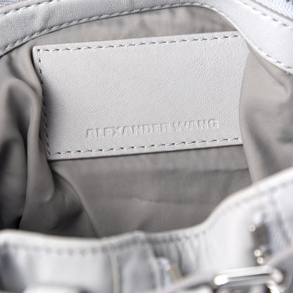 Alexander Wang Lambskin Mini Marti Backpack Washed Powder Rhodium Hardware 6 of 8