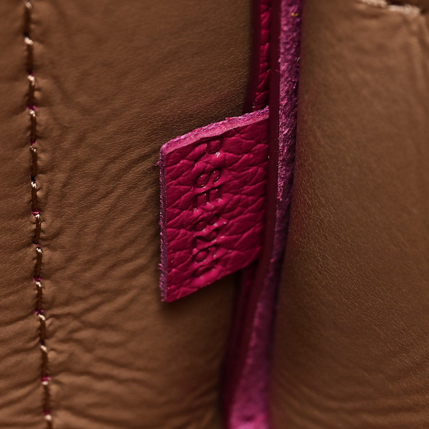 Marc Jacobs Grained Calfskin Mini The Tote Bag Lipstick Pink 7 of 9