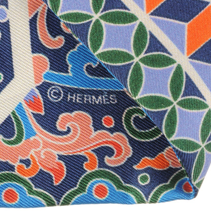 Hermes Silk Collections Imperiales Twilly Lavande Bleu Orange 3 of 4