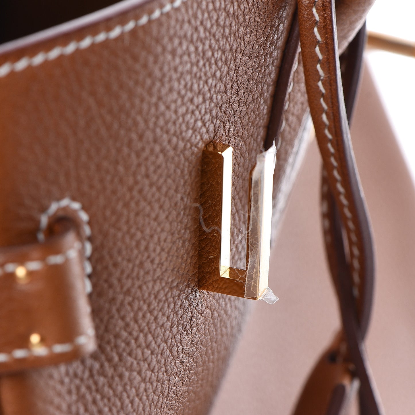 Natural Barenia Faubourg Birkin 30 Fauve
