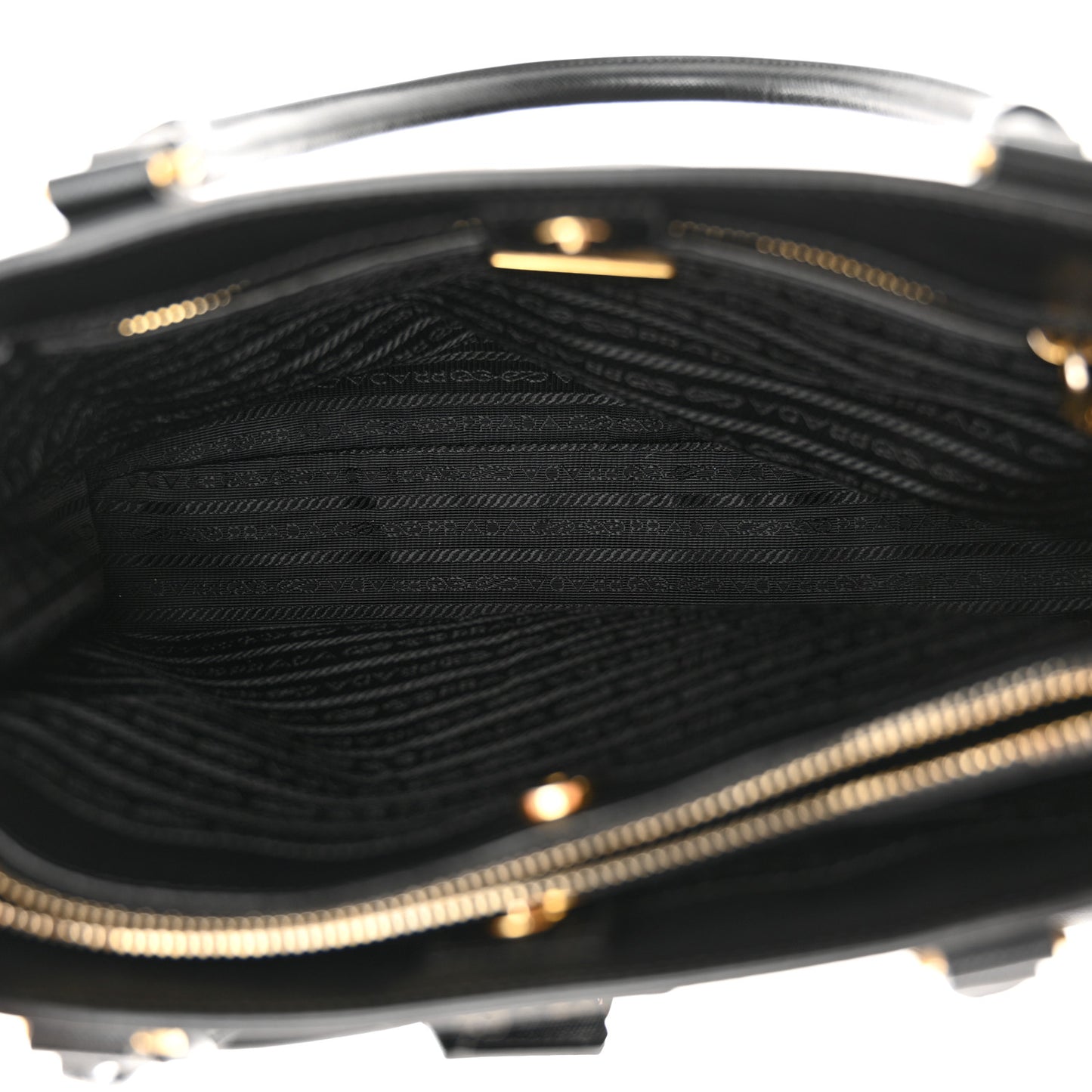 Saffiano Lux Medium Tote Black