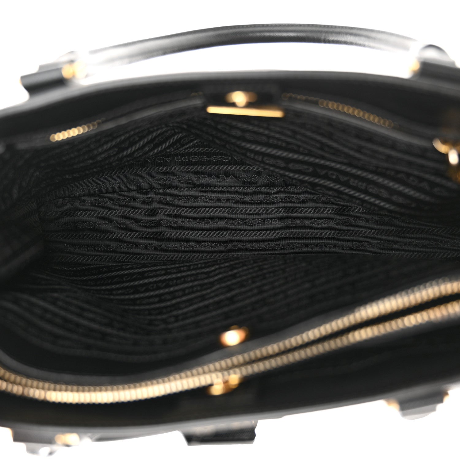 Prada Saffiano Lux Medium Tote Black 6 of 12