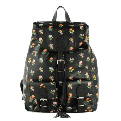 Saint Laurent Calfskin Prairie Flower Printed Festival Backpack Multicolor 1 of 9