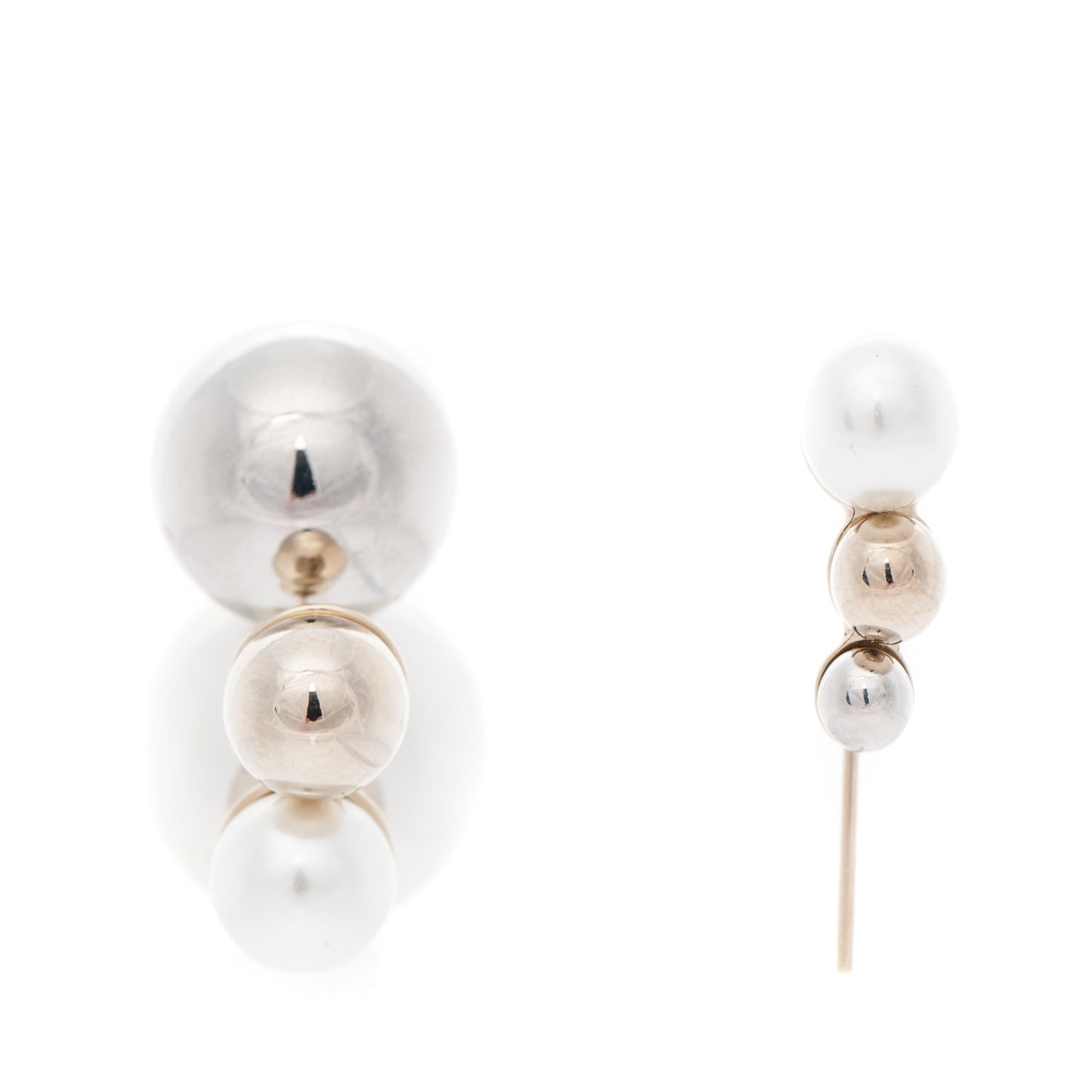 Pearl Mise En Dior Tri Double Tribal Earrings