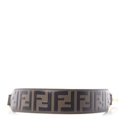 Fendi Calfskin FF 1974 Embossed Mini Strap You Maya Black 1 of 4