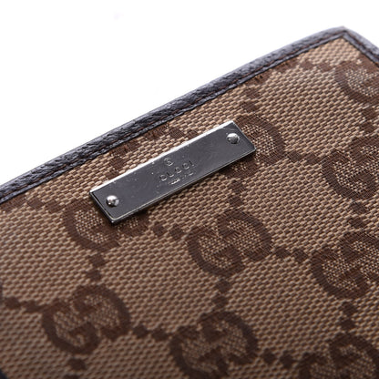 Gucci Monogram Zip Around French Flap Wallet Brown 8 of 9
