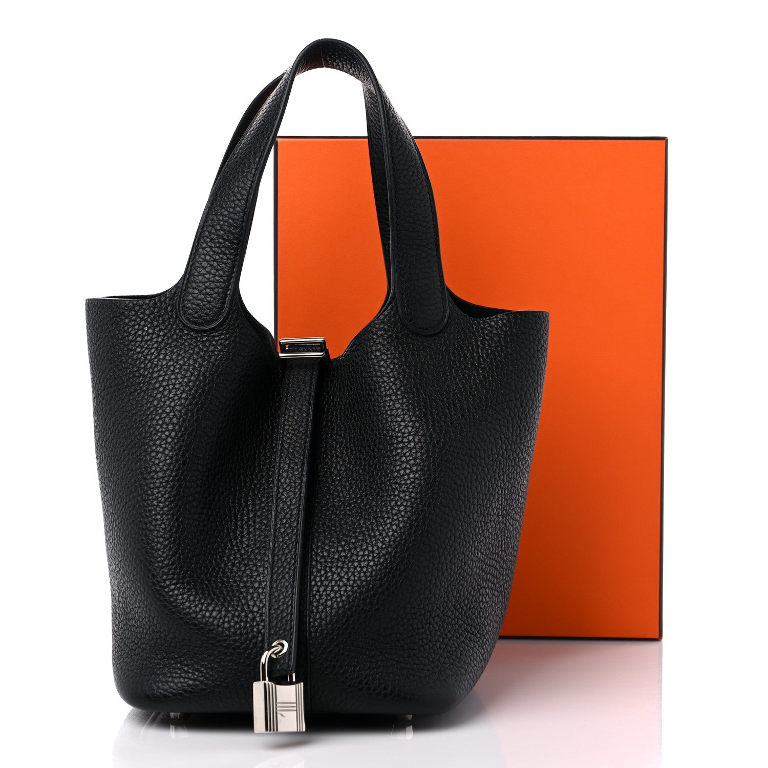 Hermes Taurillon Clemence Picotin Lock 18 PM Black 10 of 10