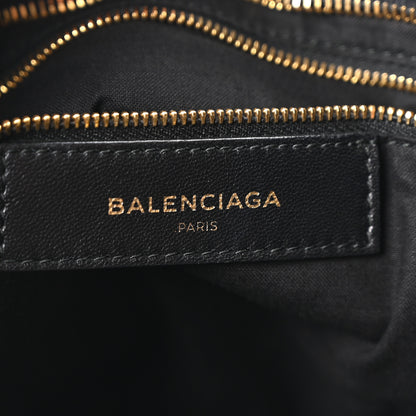 Balenciaga Chevre Gold Metallic Edge Hardware City Black 7 of 11