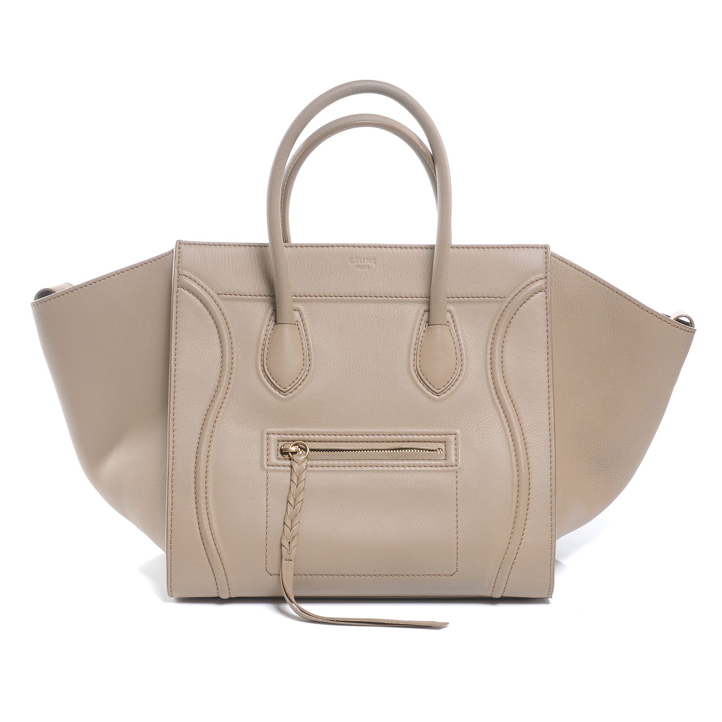 Smooth Calfskin Medium Phantom Luggage Dune