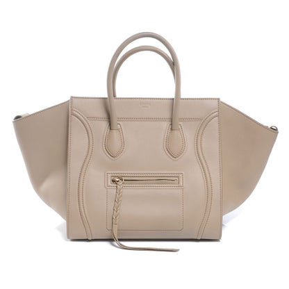 Celine Smooth Calfskin Medium Phantom Luggage Dune 1 of 7