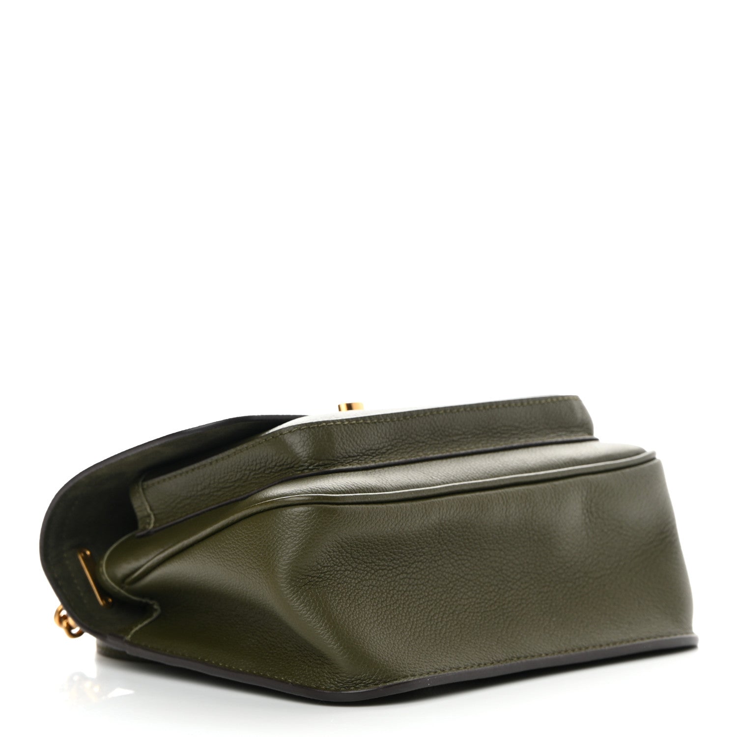 Louis Vuitton Grained Calfskin Lockme Chain Bag PM Kaki 4 of 12