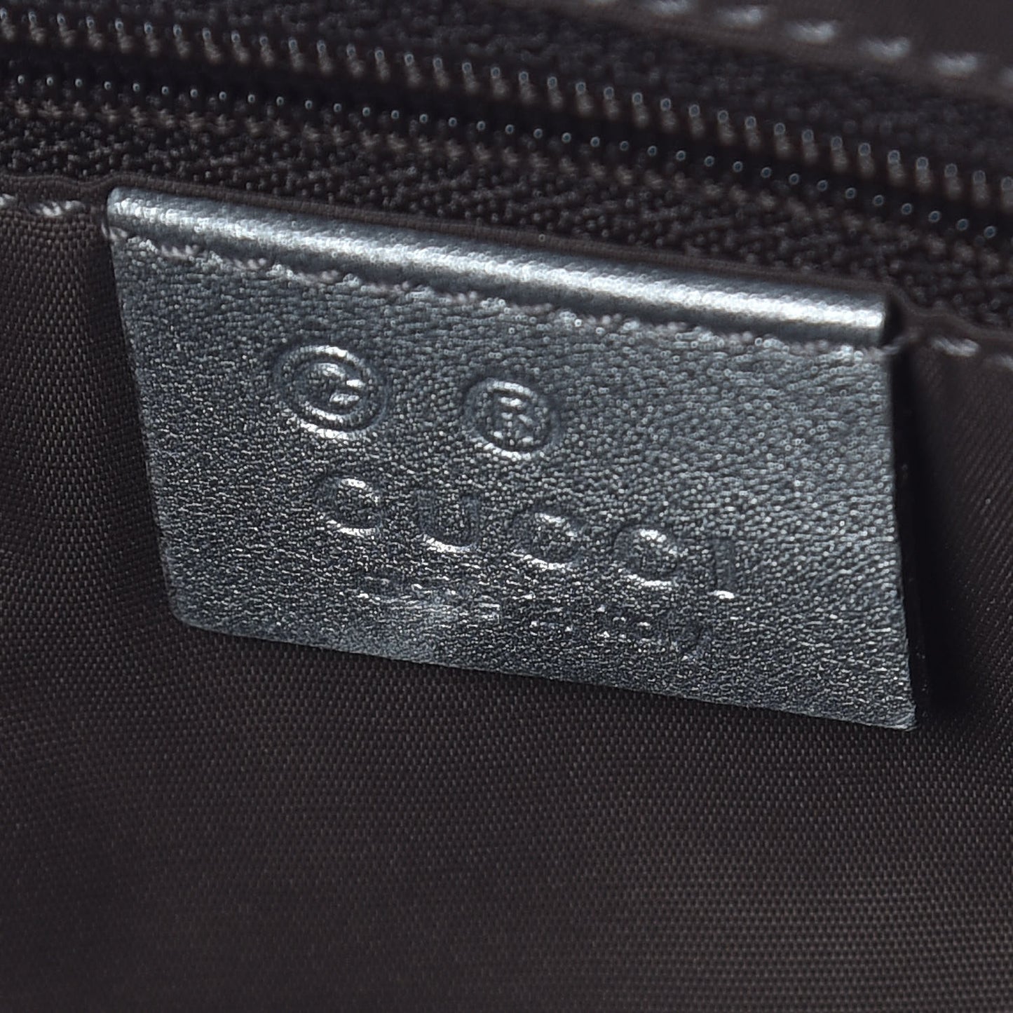 Metallic Guccissima Small Shoulder Bag Silver