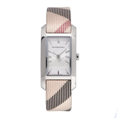 Burberry Stainless Steel Calfskin 20mm Heritage Nova Check Quartz Watch BU9503 1 of 7