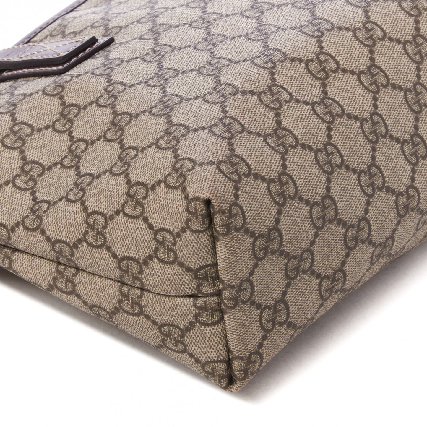 GG Supreme Monogram Small Joy Tote Dark Brown