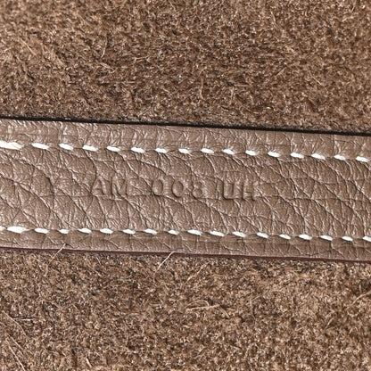 Hermes Taurillon Clemence Picotin Lock 22 MM Etoupe 7 of 10