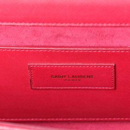 Saint Laurent Calfskin Classic Monogram Cassandre Clutch Bubblegum 6 of 16