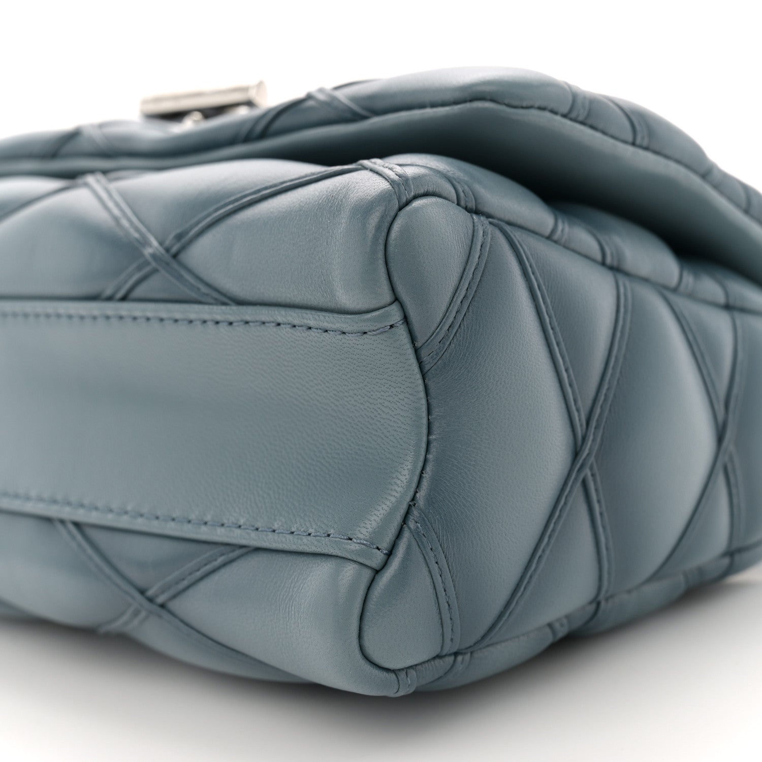 Louis Vuitton Lambskin Malletage GO-14 PM NM Denim Blue 10 of 10