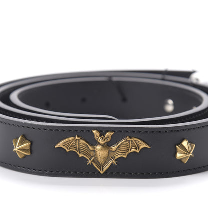 Gucci Calfskin Star Studded Torchon Double G Belt 100 40 Black 5 of 6