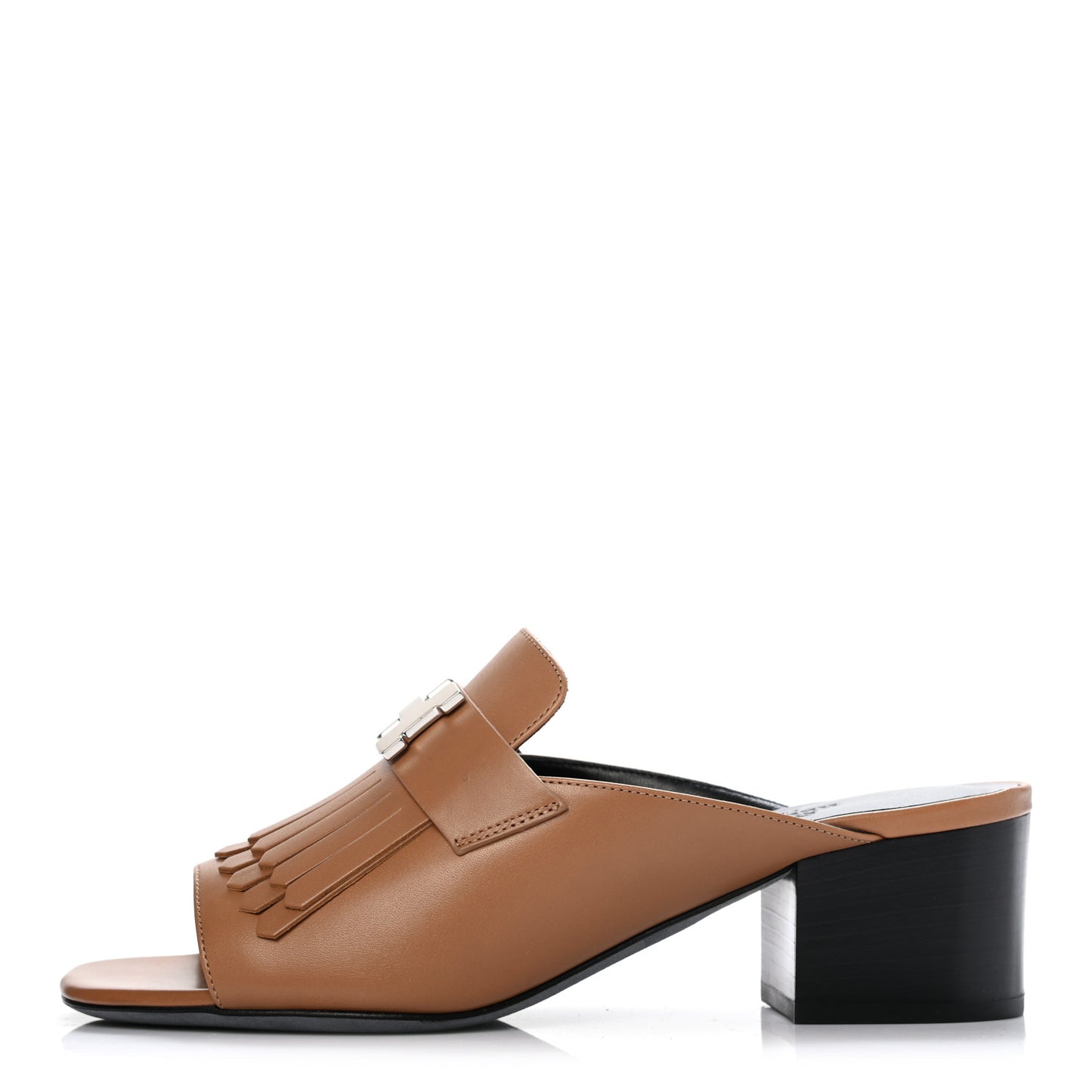 Calfskin Alma Sandals 37 Havane