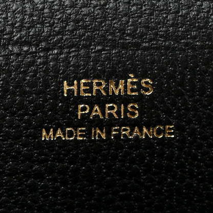 Hermes Epsom Kelly Multi Pocket Pochette To Go Black 8 of 12