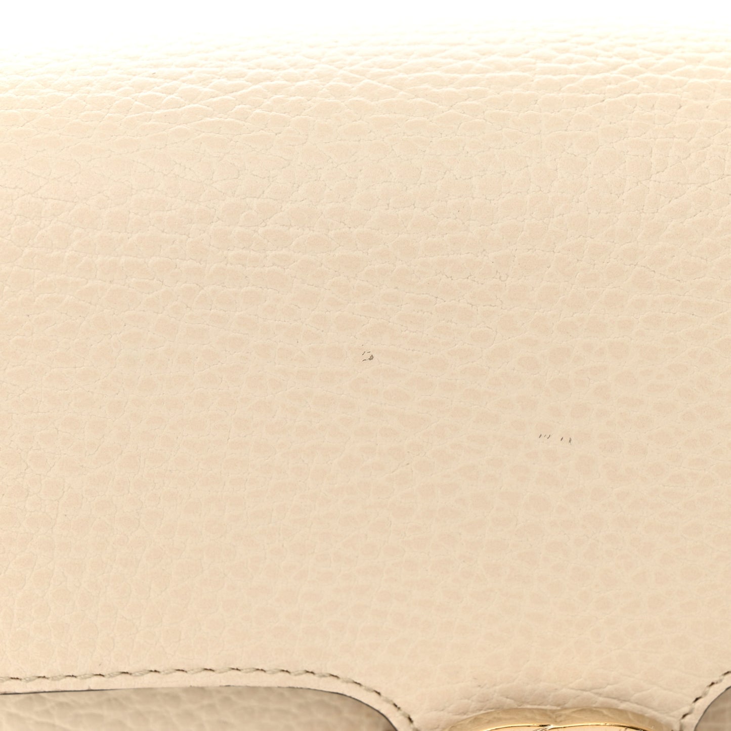 Dollar Calfskin Interlocking G Crossbody Bag Mystic White