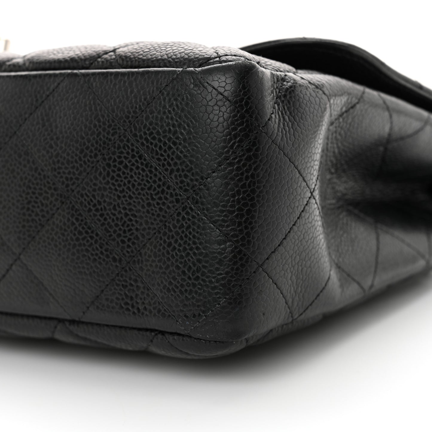 Caviar Quilted Jumbo Single Flap Black