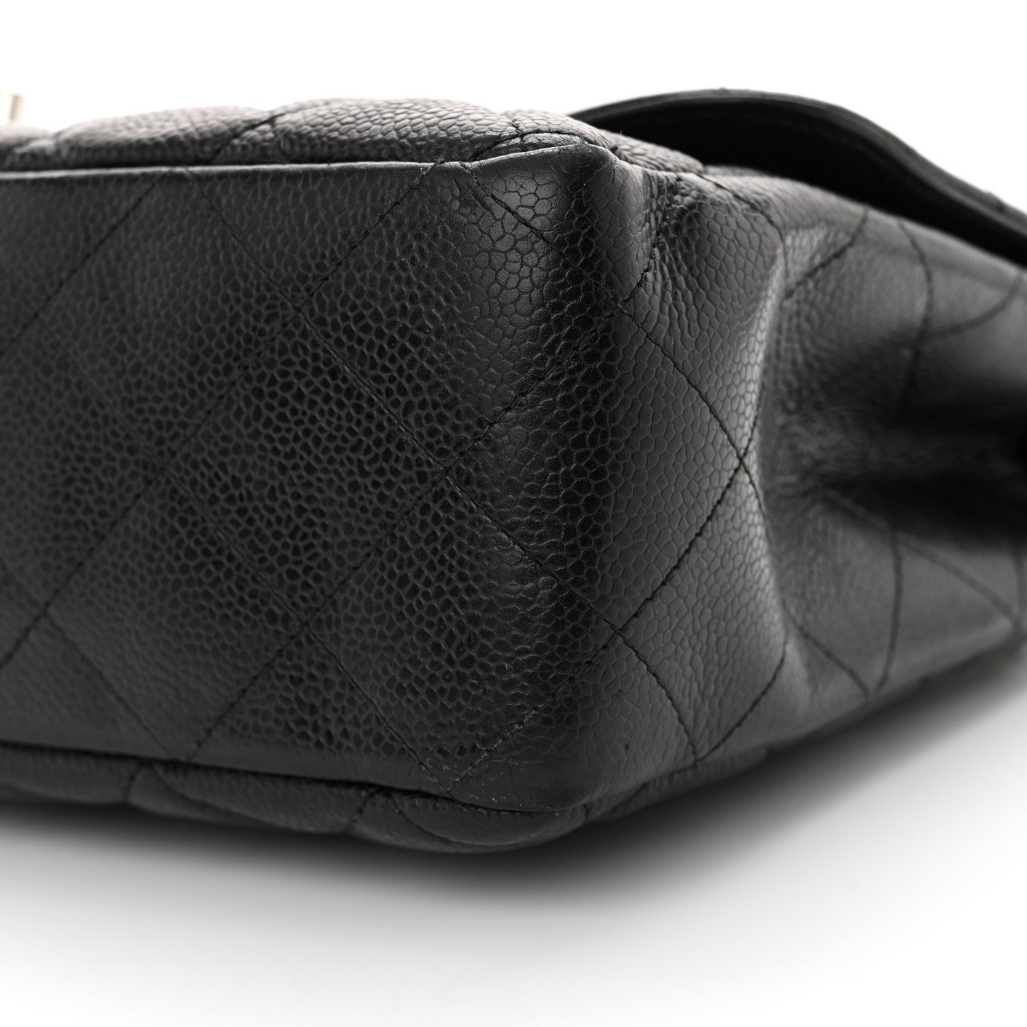 Chanel Caviar Quilted Jumbo Single Flap Black 10 of 14