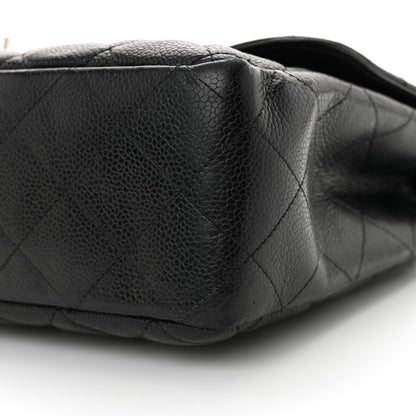Chanel Caviar Quilted Jumbo Single Flap Black 10 of 14