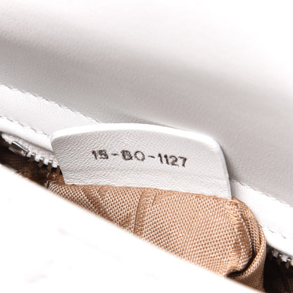 Christian Dior Lambskin Cannage Mini Lady Dior White 6 of 9