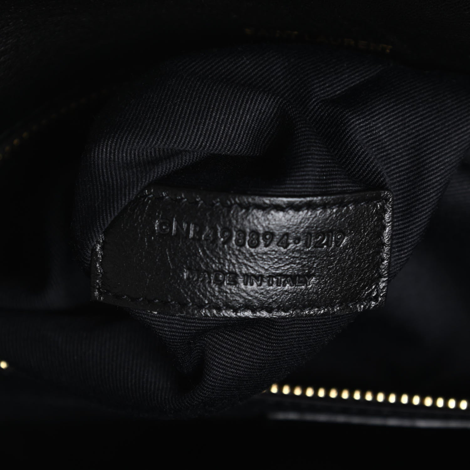 Saint Laurent Lambskin Matelasse Monogram Medium Niki Chain Satchel Black 7 of 15