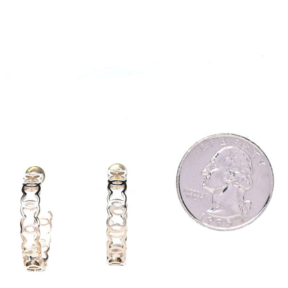 Chanel Metal CC Hoop Earrings Gold 2 of 4