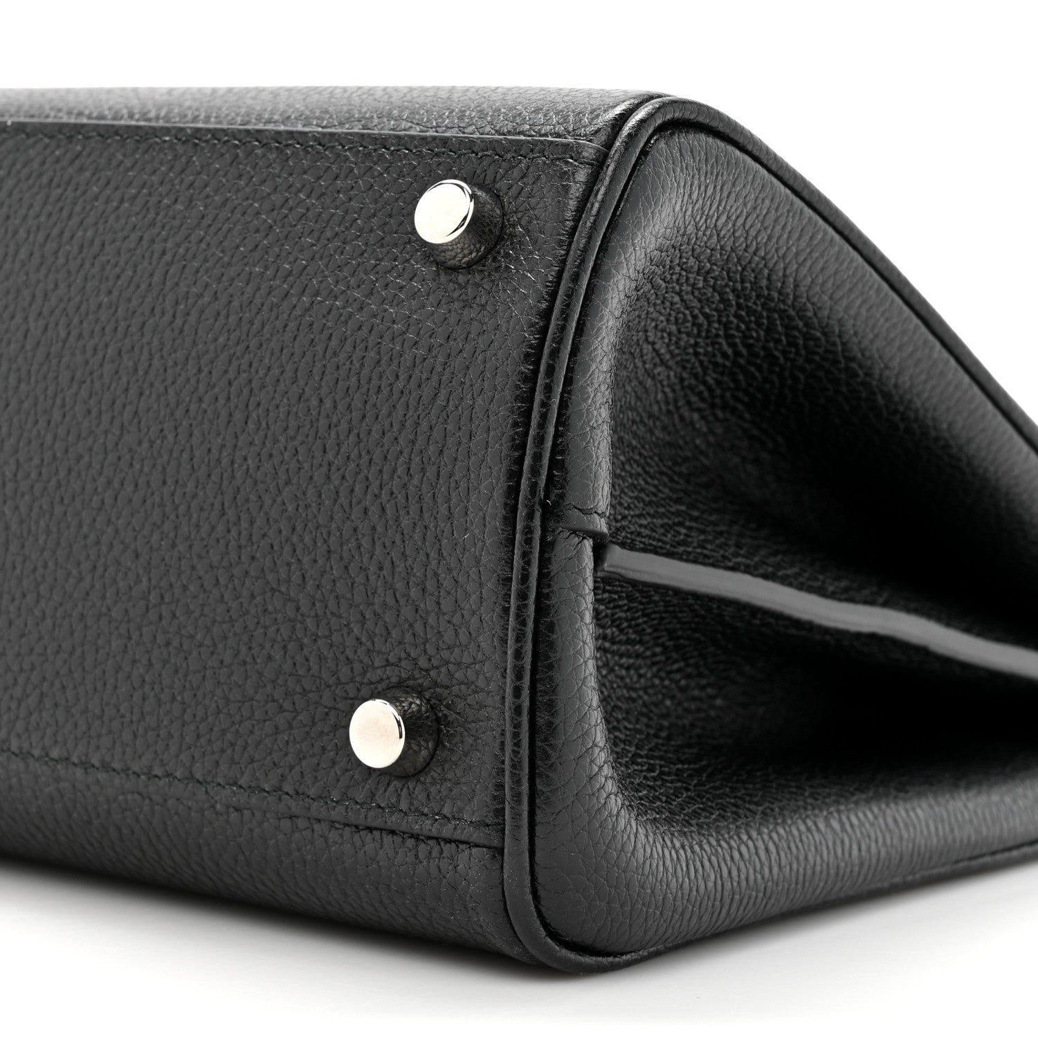 Gucci Grainy Calfskin Small Zumi Top Handle Bag Black 9 of 11