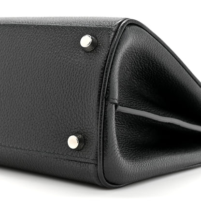Gucci Grainy Calfskin Small Zumi Top Handle Bag Black 9 of 11