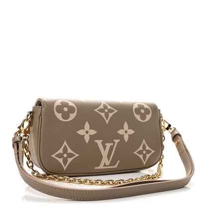 Louis Vuitton Empreinte Monogram Giant Ivy Wallet On Chain Tourterelle Creme 3 of 10