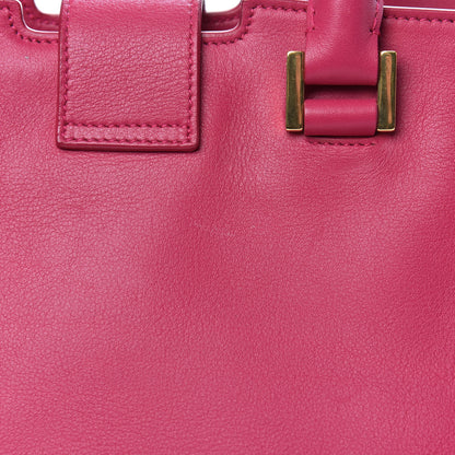Saint Laurent Calfskin Small Classic Y Cabas Fuchsia 8 of 11