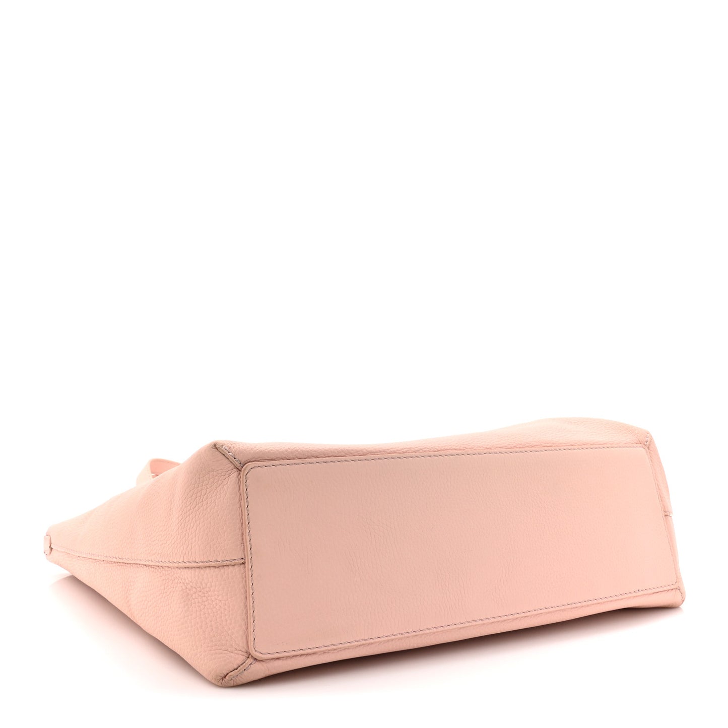 Grainy Calfskin Remington Tote Pale Ash Rose