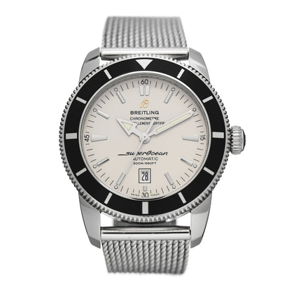 Breitling Stainless Steel 46mm Super Ocean Heritage Automatic Watch White A1732024 1 of 5