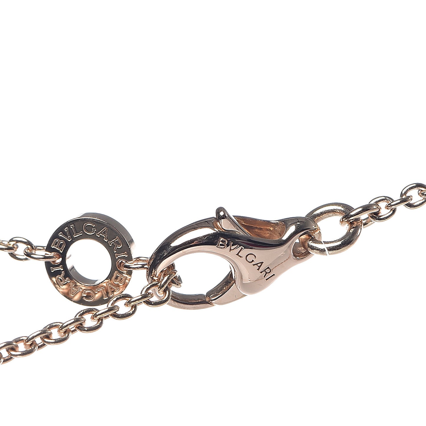 18K Rose Gold Diamond B.Zero1 Legend Pendant Necklace