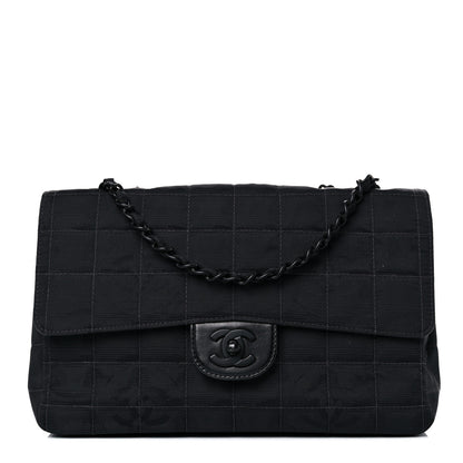Chanel Nylon Medium Travel Flap Black 1 of 16