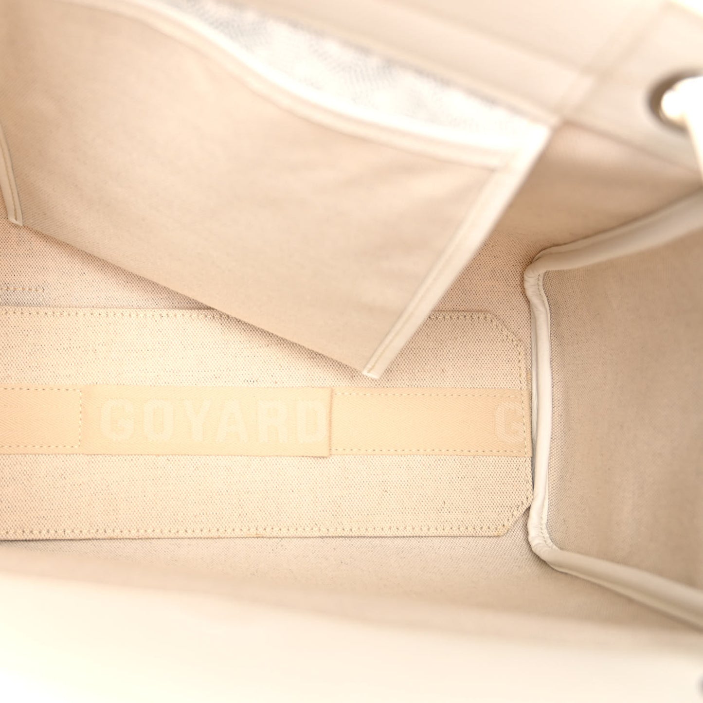 Goyardine Rouette PM White