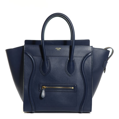 Celine Smooth Calfskin Mini Luggage Ink 1 of 8