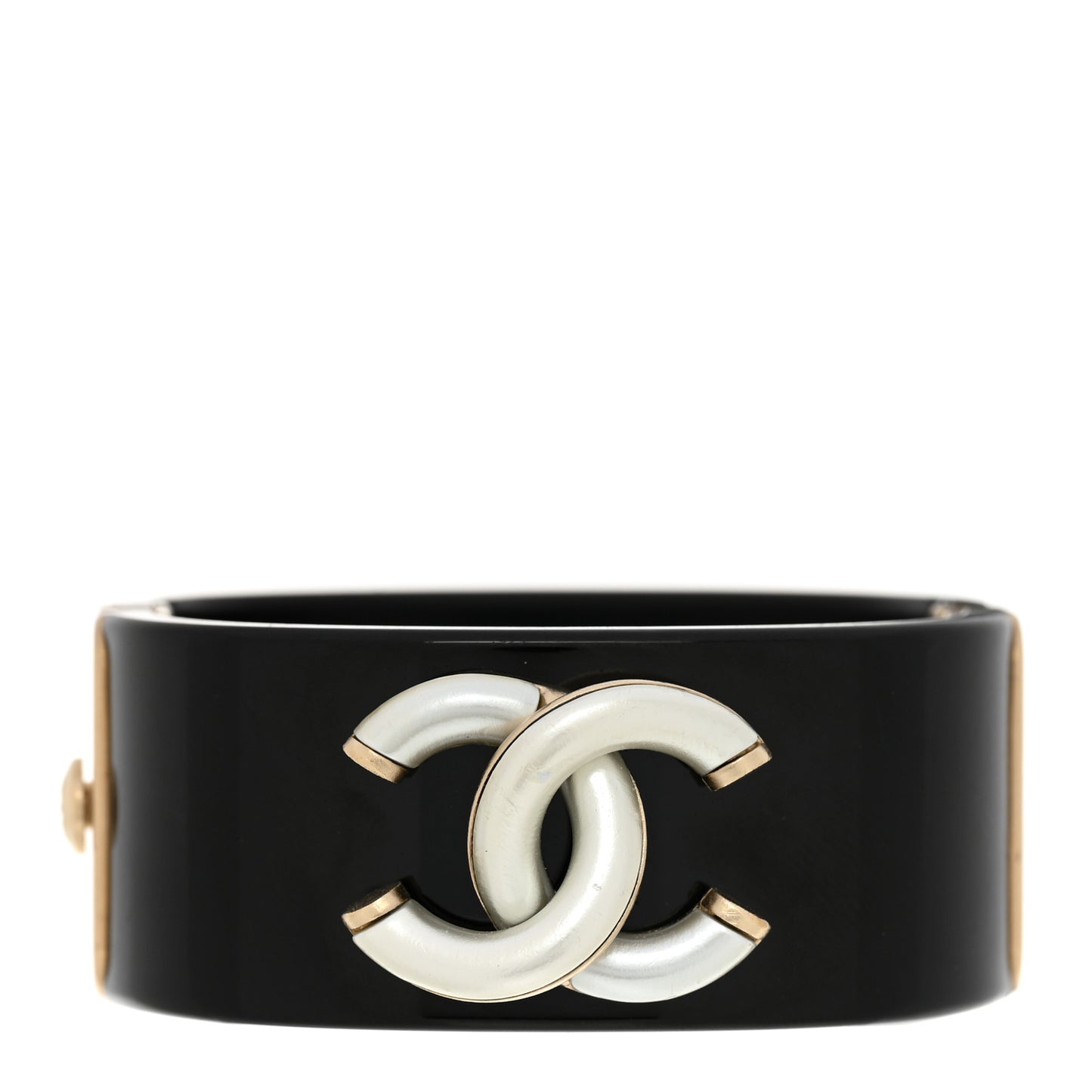 Resin CC Cuff Black Silver Gold