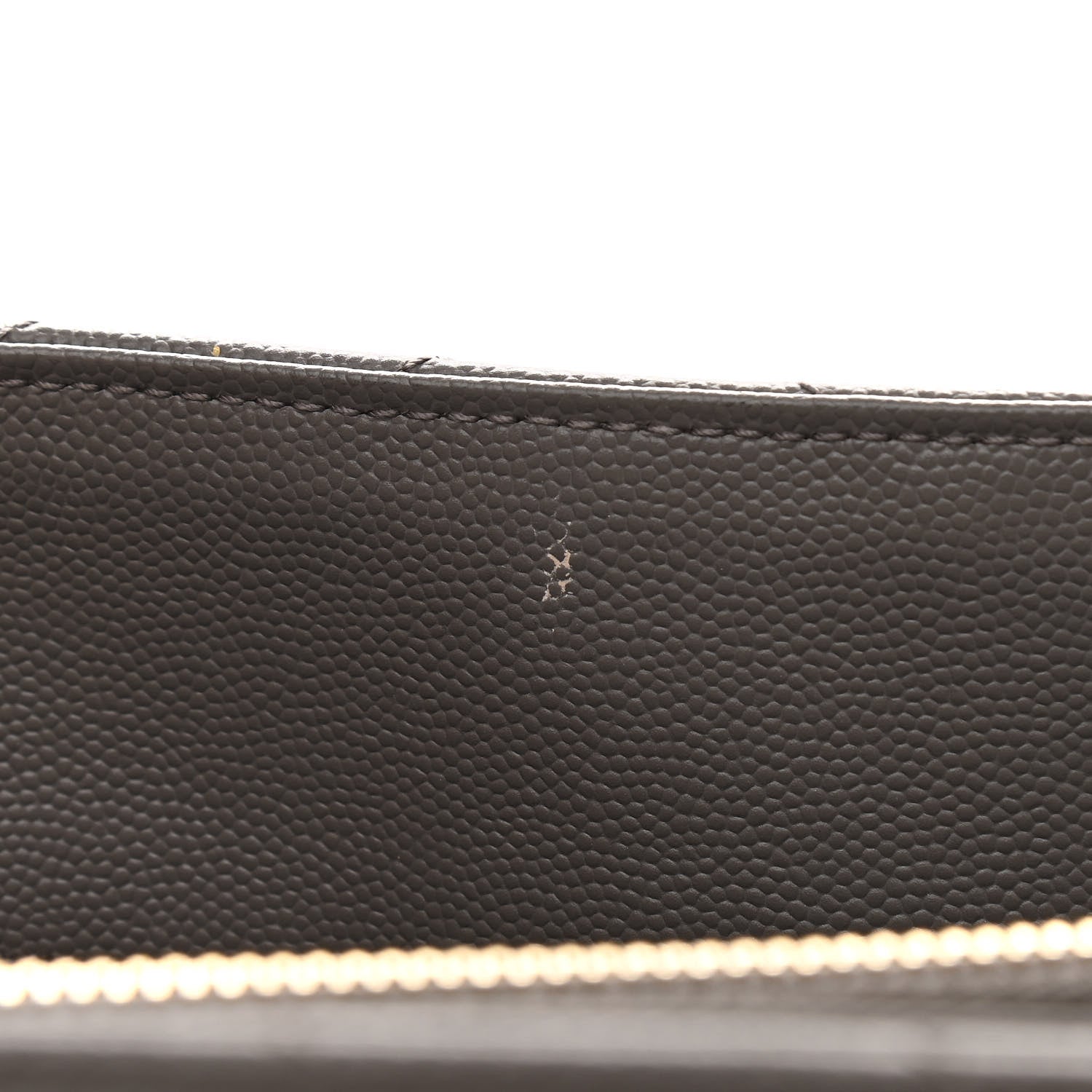 Saint Laurent Grain De Poudre Matelasse Chevron Monogram Shopping Bag Fog 13 of 15
