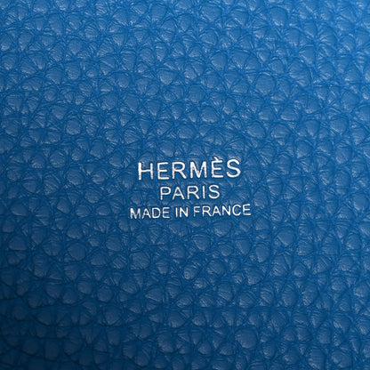 Hermes Taurillon Clemence Picotin Lock 18 PM Bleu Zanzibar 6 of 10