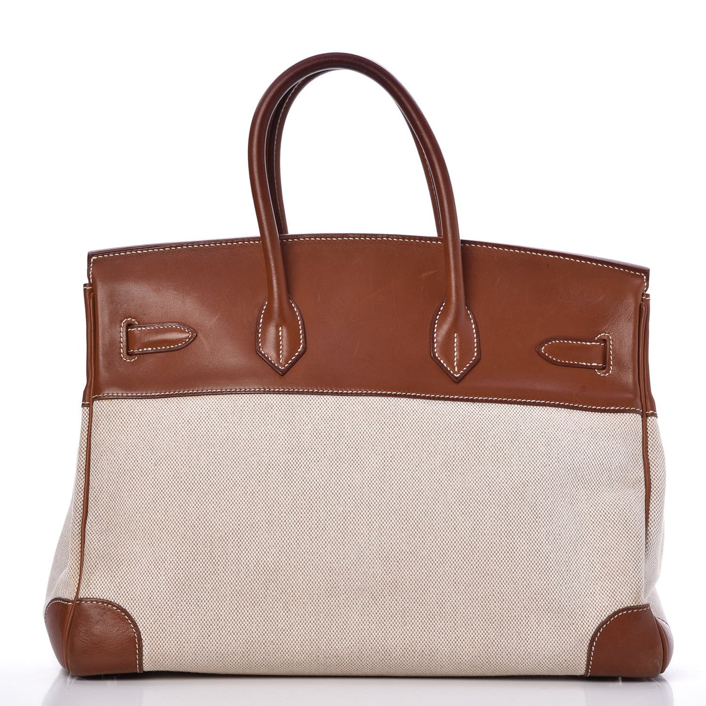 Toile Barenia Birkin 35 Fauve