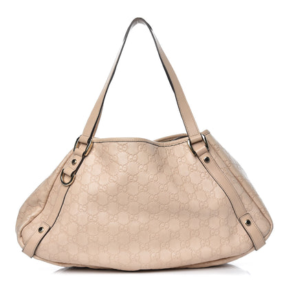 Gucci Guccissima Medium Abbey Shoulder Bag Beige 1 of 13