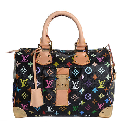 Louis Vuitton Monogram Multicolor Speedy 30 Black 1 of 8