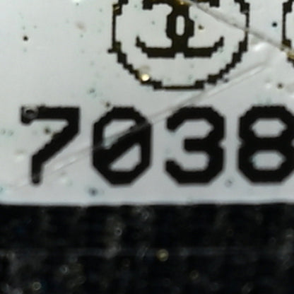 Chanel Lambskin Square Stitched Shoulder Bag Navy 7 of 26