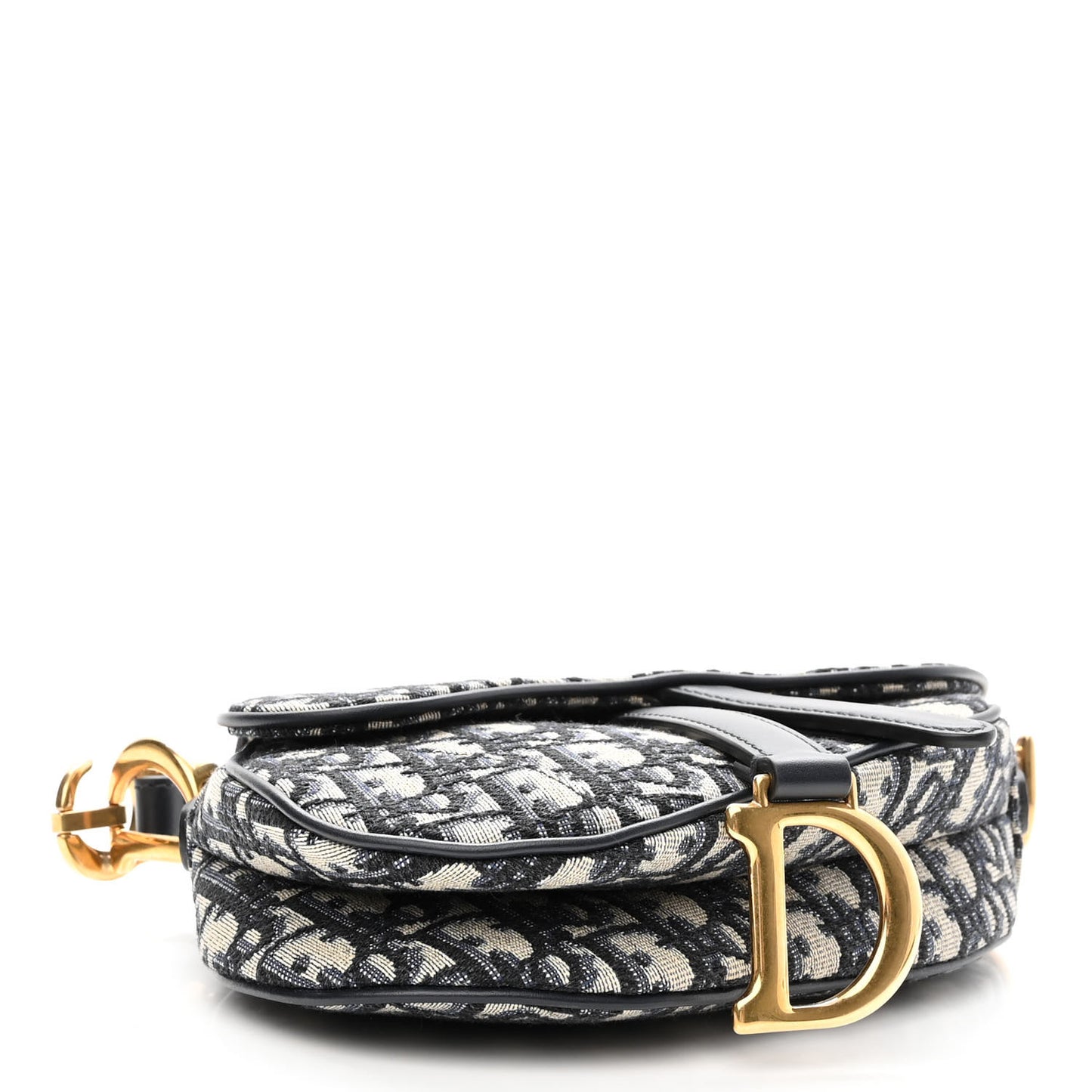 Oblique Mini Saddle Bag Blue