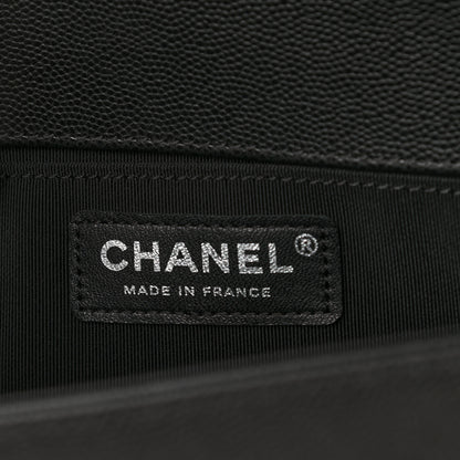 Chanel Caviar Quilted Medium Boy Flap Black 6 of 11